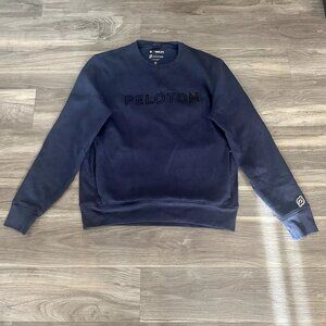 Peloton Fourlaps Navy Blue Crewneck Pullover Sweatshirt Mens‎ Womens Size M
